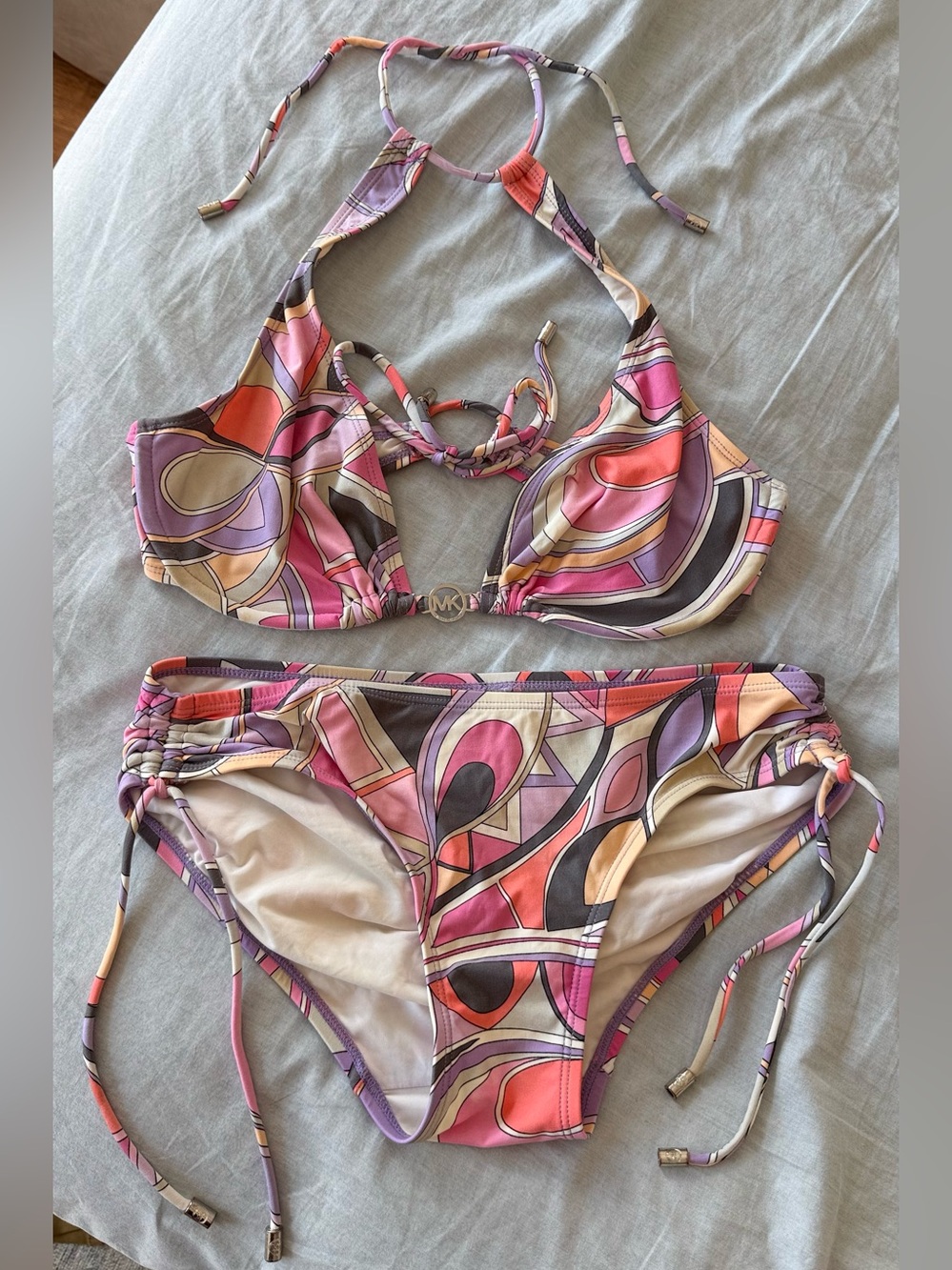 Michael Kors Y2K Pucci-Style Bikini M